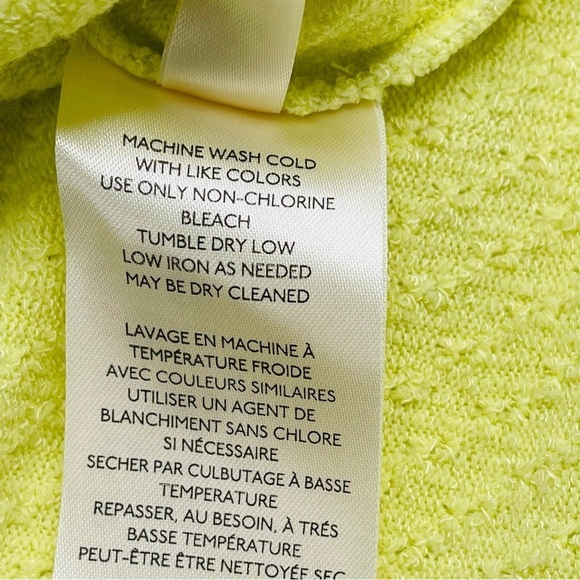 Free people deep v neck crop top ruffle button up lime green yellow size XS - Picture 4 of 8